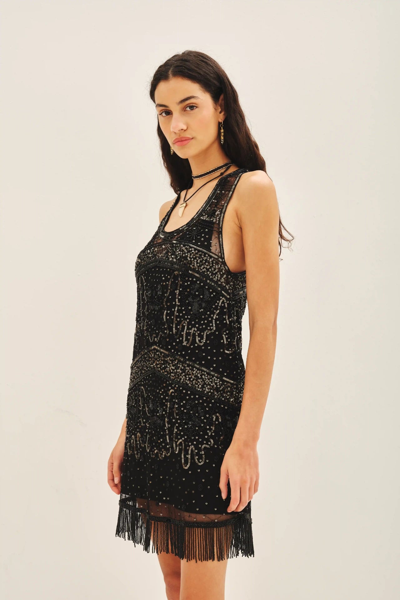 VESTIDO CLOUD FRINGES